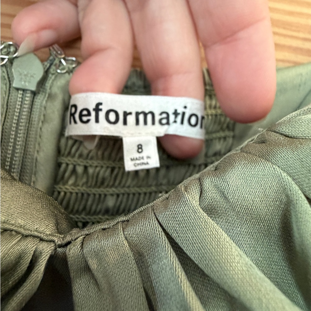 Reformation Hensley Silk Dress - Picture 5 of 7